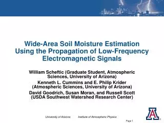 Wide-Area Soil Moisture Estimation Using the Propagation of Low-Frequency Electromagnetic Signals