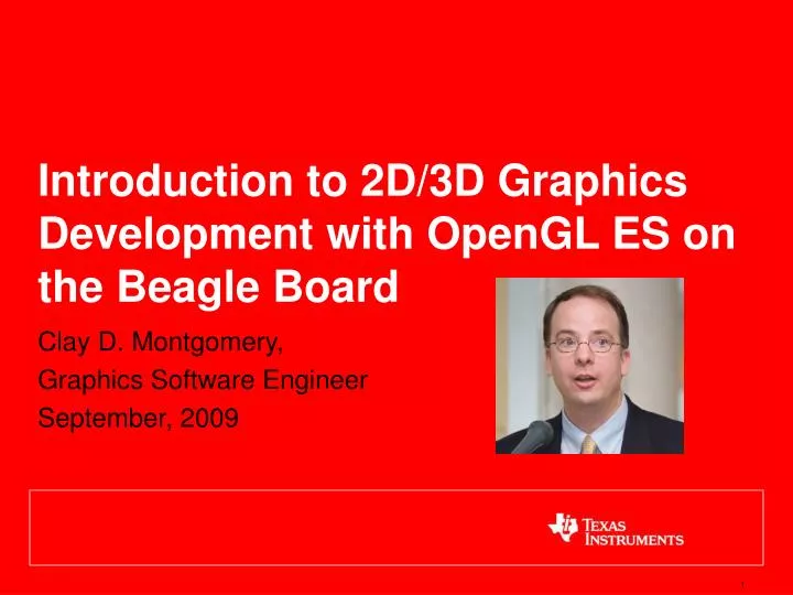 introduction to 2d 3d graphics development with opengl es on the beagle board