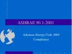 ASHRAE 90.1-2001 - slide 1