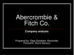 Abercrombie &amp; Fitch Co. - slide 1