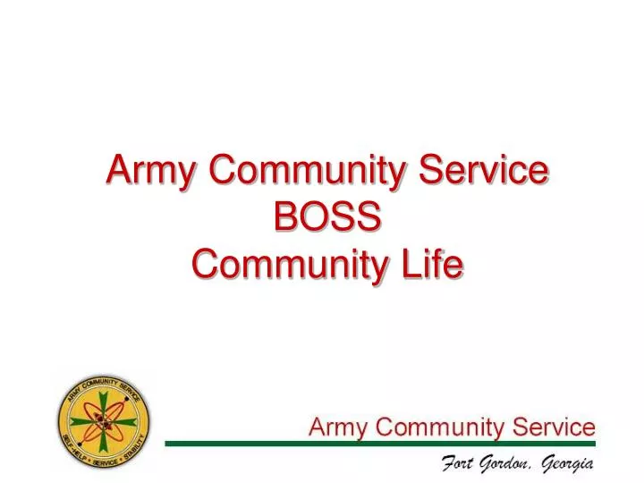 army community service boss community life