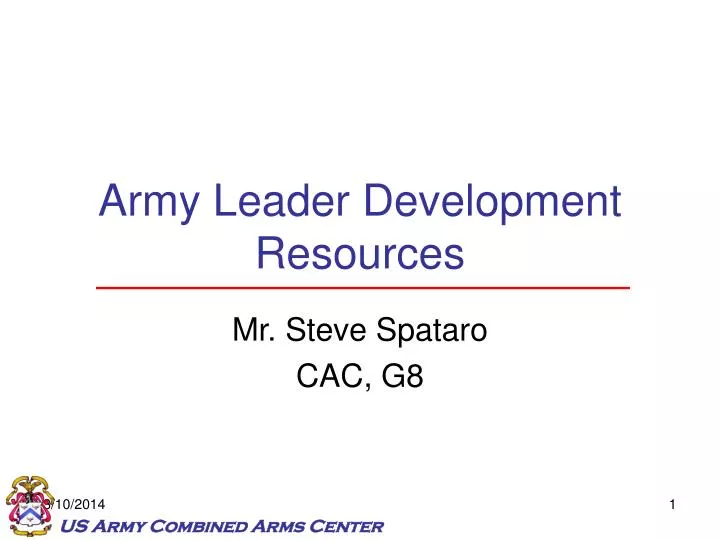 army leader development resources