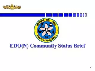 EDO(N) Community Status Brief