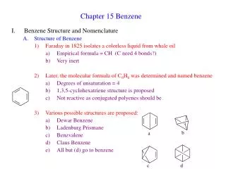 Chapter 15 Benzene