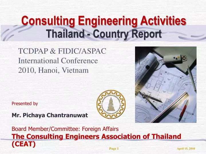 consulting engineering activities thailand country report