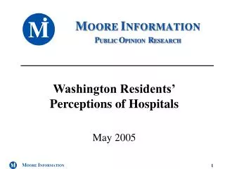 Washington Residents’ Perceptions of Hospitals