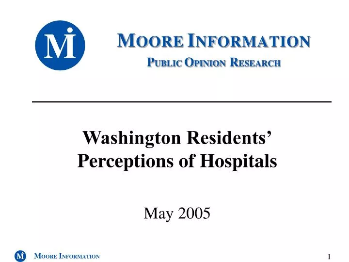 washington residents perceptions of hospitals