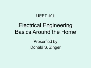 Electrical Engineering Basics Around the Home