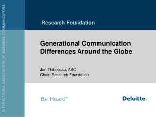 Generational Communication Differences Around the Globe
