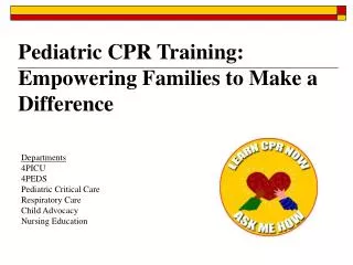 Pediatric CPR Training: Empowering Families to Make a Difference