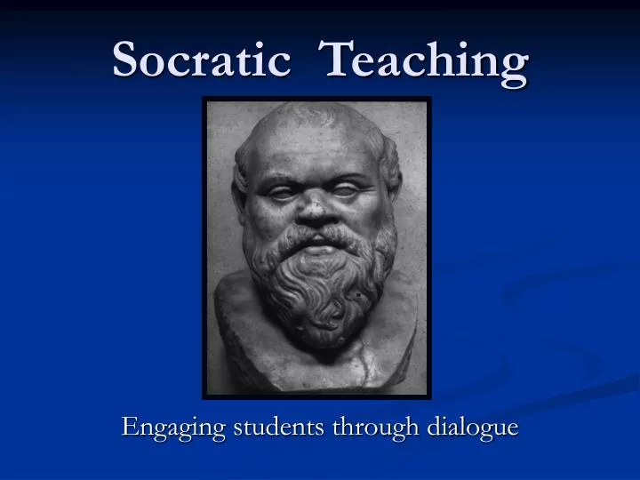socratic teaching