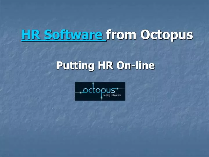 hr software from octopus
