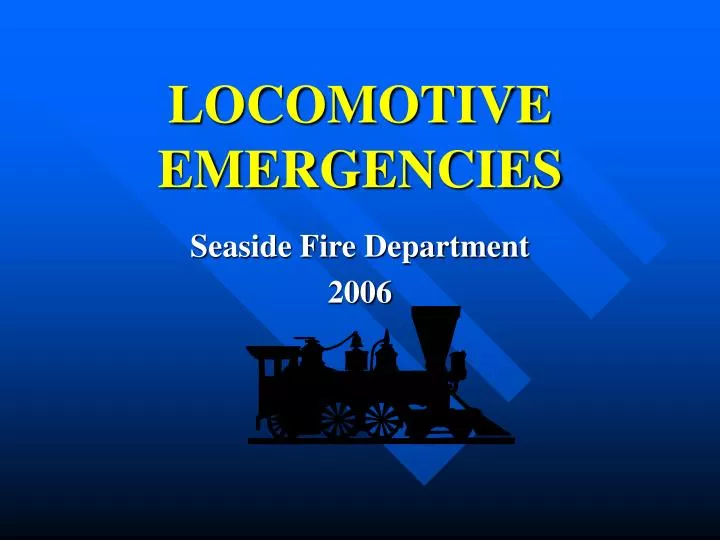 locomotive emergencies