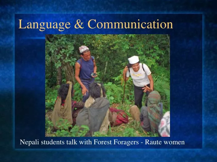 language communication