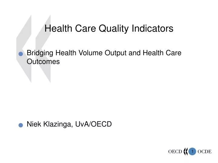 health care quality indicators