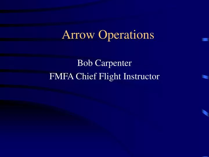 arrow operations