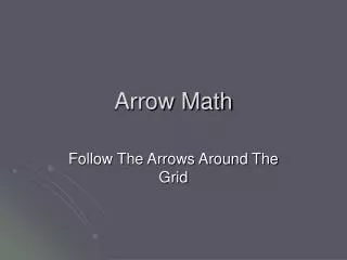 Arrow Math