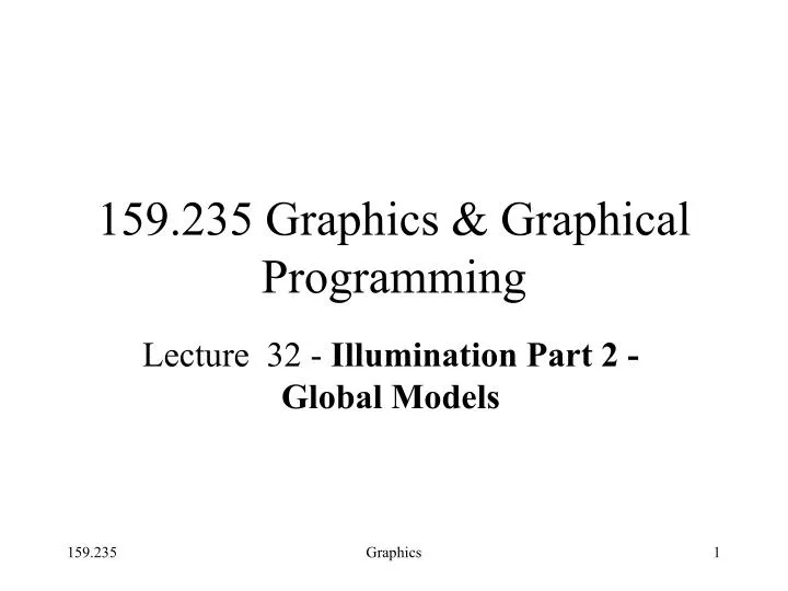 159 235 graphics graphical programming