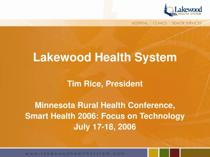lakewood health system