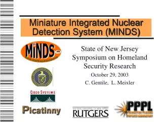 Miniature Integrated Nuclear Detection System (MINDS)