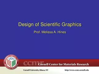 Design of Scientific Graphics