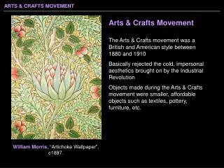 Arts &amp; Crafts Movement