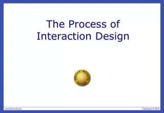 The Process of Interaction Design