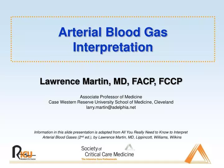arterial blood gas interpretation