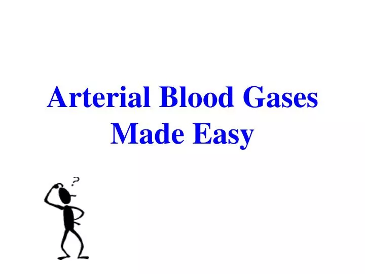 arterial blood gases made easy