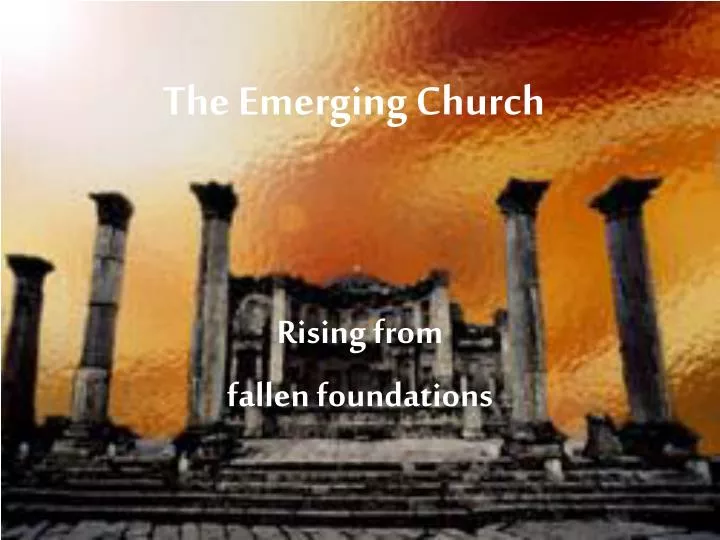 the emerging church