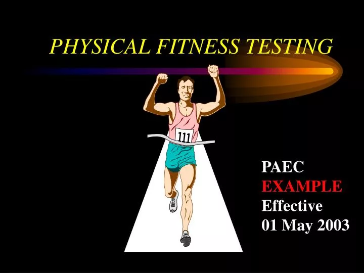 physical fitness testing