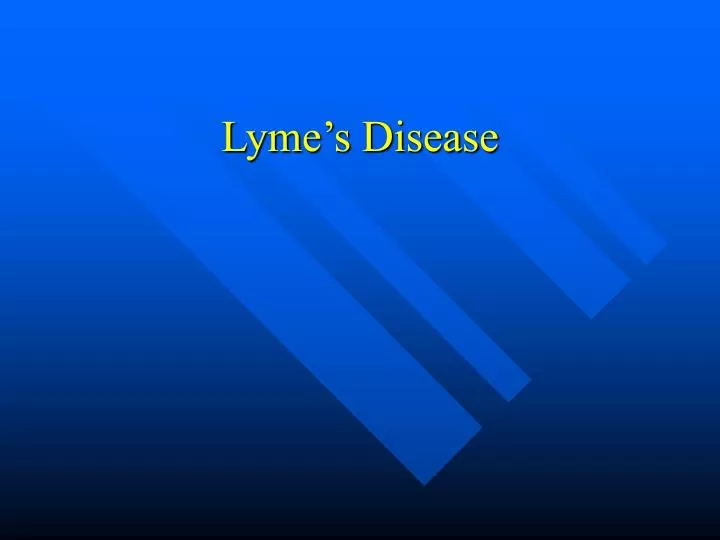 lyme s disease