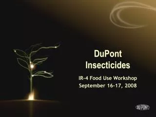 DuPont Insecticides