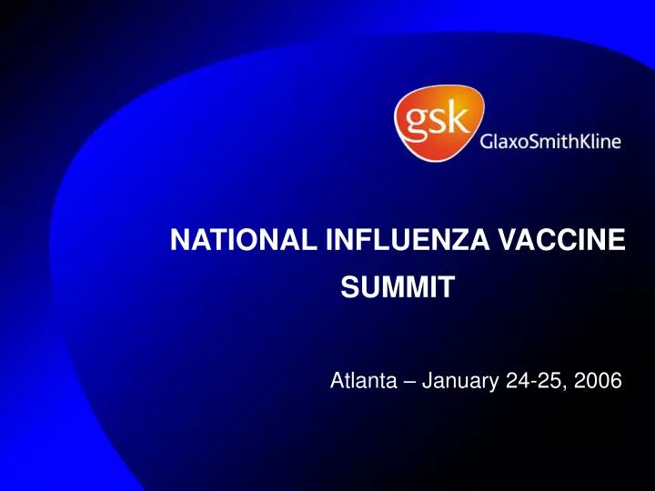 national influenza vaccine summit