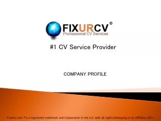 #1 CV Service Provider