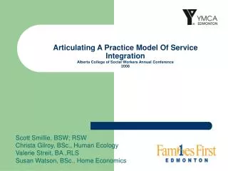 Articulating A Practice Model Of Service Integration Alberta College of Social Workers Annual Conference 2008