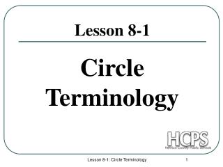 Lesson 8-1
