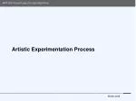 Artistic Experimentation Process - slide 1
