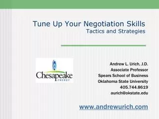 Tune Up Your Negotiation Skills Tactics and Strategies