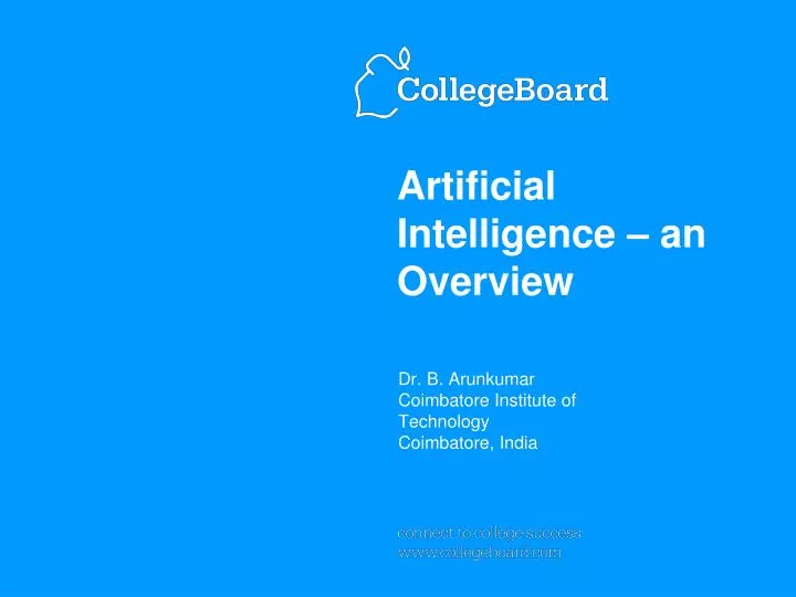 artificial intelligence an overview