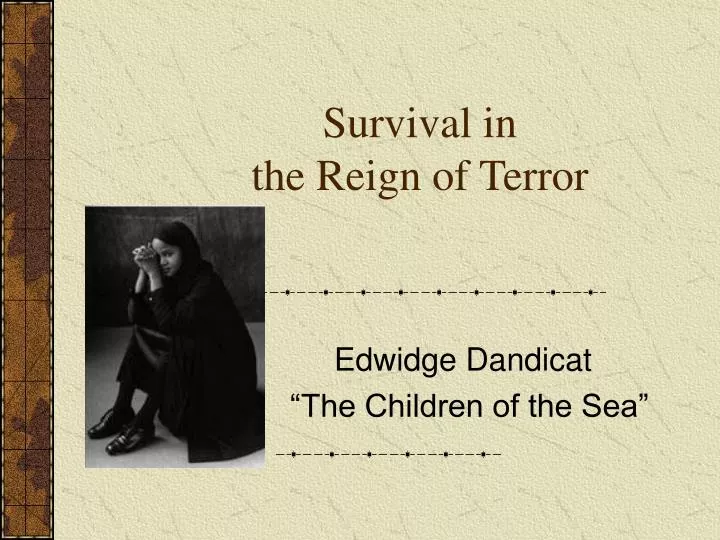 survival in the reign of terror