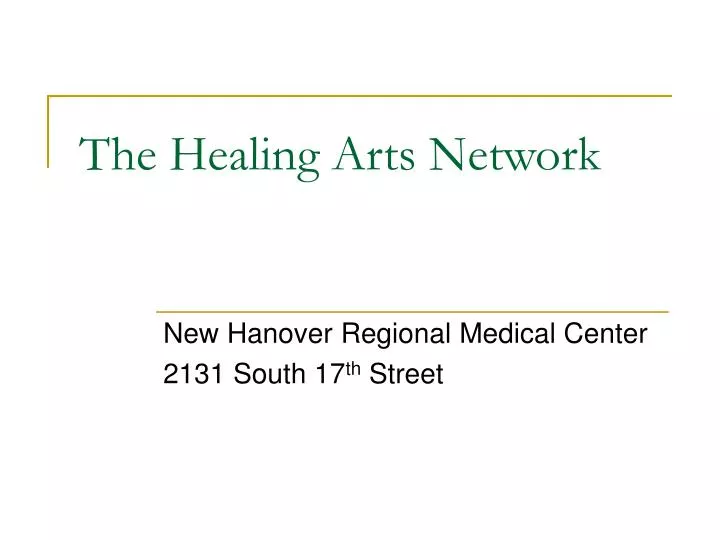 the healing arts network