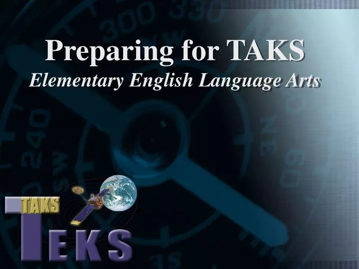 preparing for taks elementary english language arts
