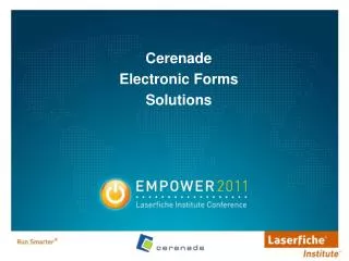 Cerenade Electronic Forms Solutions