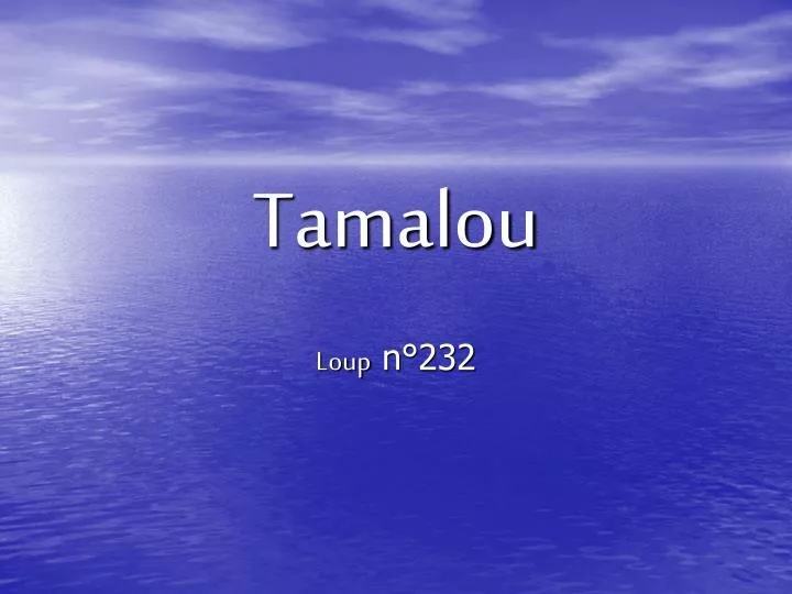 tamalou