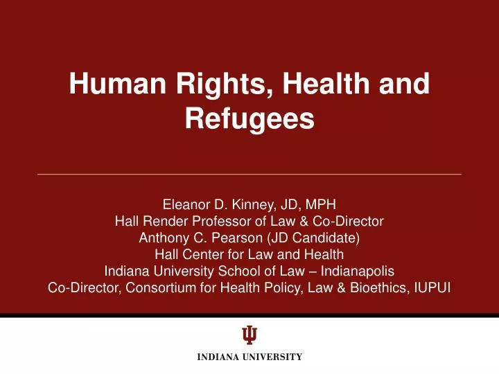 human rights health and refugees