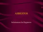 ASBESTOS - slide 1