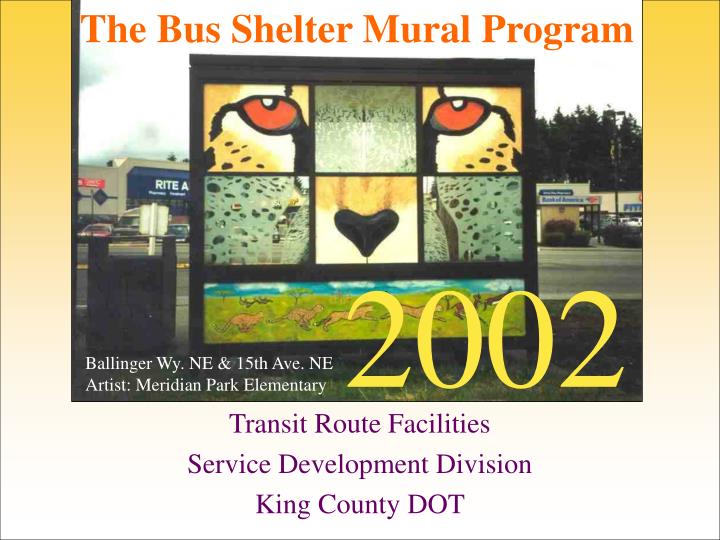 transit route facilities service development division king county dot