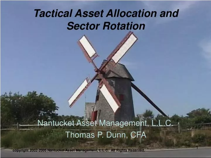 tactical asset allocation and sector rotation