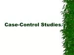 Case-Control Studies - slide 1